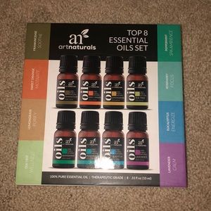 Essential oils, never used but opened, one leaked